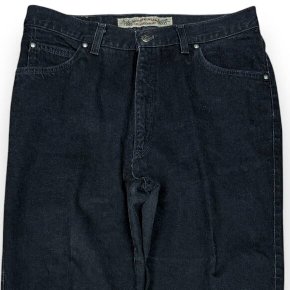 LEVI'S Women's NEW 900 Series Rare Vintage Jeans Black | Size 15 - Picture 4 of 11